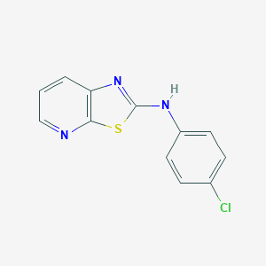 molecular formula C12H8ClN3S B503365 N-(4-chlorophenyl)-[1,3]thiazolo[5,4-b]pyridin-2-amine 