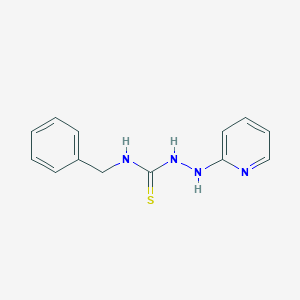 molecular formula C13H14N4S B503378 N-benzyl-2-(2-pyridinyl)hydrazinecarbothioamide 
