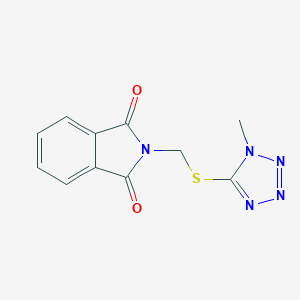 molecular formula C11H9N5O2S B503390 2-{[(1-methyl-1H-tetraazol-5-yl)sulfanyl]methyl}-1H-isoindole-1,3(2H)-dione 