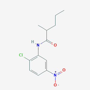 N-(2-chloro-5-nitrophenyl)-2-methylpentanamide