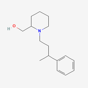 [1-(3-phenylbutyl)-2-piperidinyl]methanol