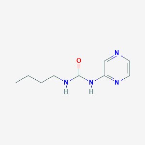 molecular formula C9H14N4O B503393 2-(3-Butylureido)pyrazine 