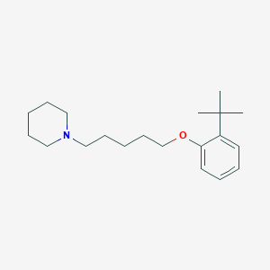 1-[5-(2-tert-butylphenoxy)pentyl]piperidine