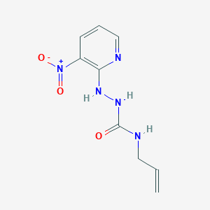 molecular formula C9H11N5O3 B503403 N-allyl-2-{3-nitro-2-pyridinyl}hydrazinecarboxamide 