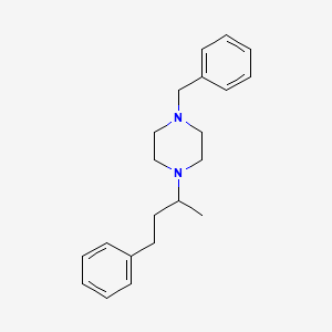 1-benzyl-4-(1-methyl-3-phenylpropyl)piperazine