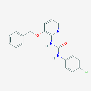 molecular formula C19H16ClN3O2 B503413 1-(3-Benzyloxy-2-pyridyl)-3-(4-chlorophenyl)urea 
