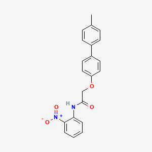 molecular formula C21H18N2O4 B5034155 2-[4-(4-methylphenyl)phenoxy]-N-(2-nitrophenyl)acetamide 