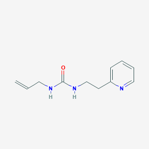 molecular formula C11H15N3O B503417 N-allyl-N'-[2-(2-pyridinyl)ethyl]urea 