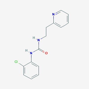 molecular formula C14H14ClN3O B503418 N-(2-chlorophenyl)-N'-[2-(2-pyridinyl)ethyl]urea CAS No. 20885-57-8