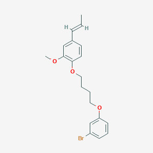 1-[4-(3-bromophenoxy)butoxy]-2-methoxy-4-(1-propen-1-yl)benzene