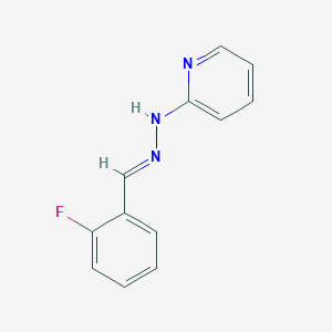 molecular formula C12H10FN3 B503445 2-Fluorobenzaldehyde 2-pyridinylhydrazone 