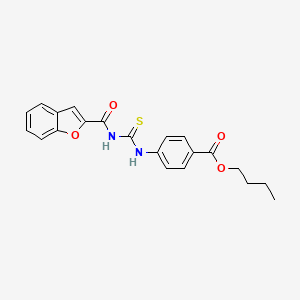 Butyl 4-{[(1-benzofuran-2-ylcarbonyl)carbamothioyl]amino}benzoate