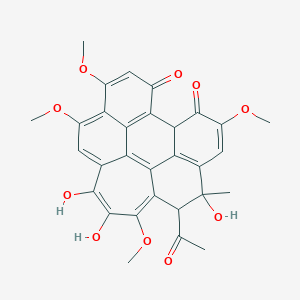molecular formula C30H26O10 B050345 Shiraiachrome A CAS No. 124709-39-3