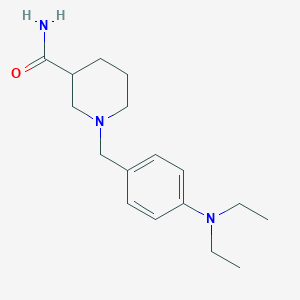 1-[4-(diethylamino)benzyl]-3-piperidinecarboxamide