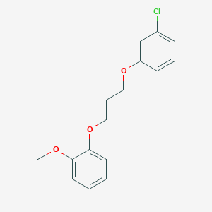 1-Chloro-3-[3-(2-methoxyphenoxy)propoxy]benzene