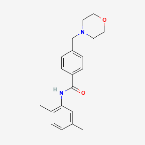 N-(2,5-dimethylphenyl)-4-(4-morpholinylmethyl)benzamide