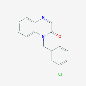 molecular formula C15H11ClN2O B503470 1-(3-chlorobenzyl)-2(1H)-quinoxalinone 