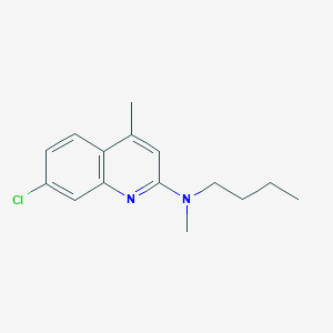 N-butyl-7-chloro-N,4-dimethyl-2-quinolinamine