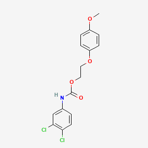 2-(4-methoxyphenoxy)ethyl (3,4-dichlorophenyl)carbamate