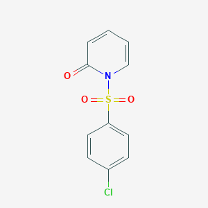molecular formula C11H8ClNO3S B503480 1-[(4-chlorophenyl)sulfonyl]-2(1H)-pyridinone 