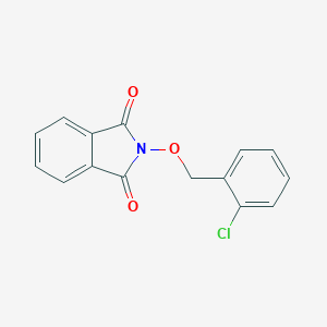 molecular formula C15H10ClNO3 B503483 2-[(2-chlorobenzyl)oxy]-1H-isoindole-1,3(2H)-dione CAS No. 38936-63-9