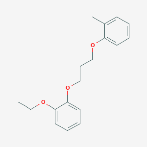 molecular formula C18H22O3 B5034832 1-ethoxy-2-[3-(2-methylphenoxy)propoxy]benzene 