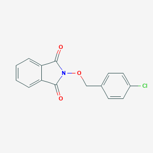 molecular formula C15H10ClNO3 B503484 2-[(4-chlorobenzyl)oxy]-1H-isoindole-1,3(2H)-dione CAS No. 39030-46-1