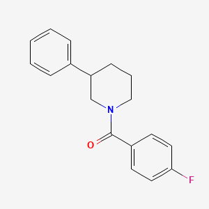 1-(4-fluorobenzoyl)-3-phenylpiperidine