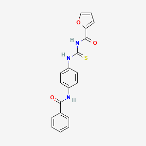 N-({[4-(benzoylamino)phenyl]amino}carbonothioyl)-2-furamide