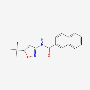 molecular formula C18H18N2O2 B5034969 N-(5-tert-butyl-3-isoxazolyl)-2-naphthamide 