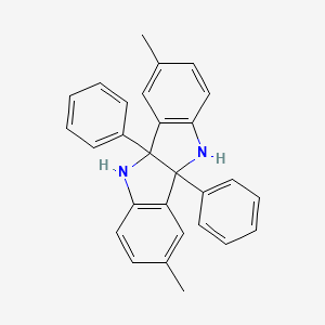 molecular formula C28H24N2 B5035057 3,8-dimethyl-4b,9b-diphenyl-4b,5,9b,10-tetrahydroindolo[3,2-b]indole 