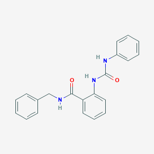 2-[[anilino(oxo)methyl]amino]-N-(phenylmethyl)benzamide