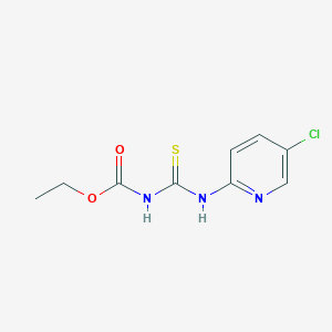 B503516 ethyl N-{[(5-chloro-2-pyridinyl)amino]carbothioyl}carbamate CAS No. 78852-50-3