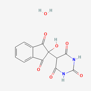 molecular formula C13H10N2O7 B5035162 5-(2-hydroxy-1,3-dioxo-2,3-dihydro-1H-inden-2-yl)-2,4,6(1H,3H,5H)-pyrimidinetrione hydrate 