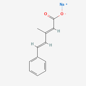 molecular formula C12H11NaO2 B5035176 sodium 3-methyl-5-phenyl-2,4-pentadienoate 