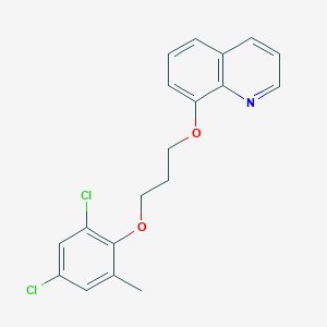 molecular formula C19H17Cl2NO2 B5035189 8-[3-(2,4-dichloro-6-methylphenoxy)propoxy]quinoline 