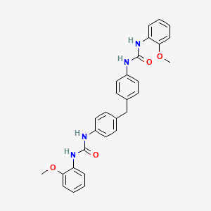 molecular formula C29H28N4O4 B5035200 N',N'''-(methylenedi-4,1-phenylene)bis[N-(2-methoxyphenyl)urea] 