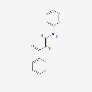 3-anilino-1-(4-methylphenyl)-2-propen-1-one