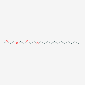 molecular formula C18H38O4 B050353 三乙二醇单十二烷基醚 CAS No. 3055-94-5