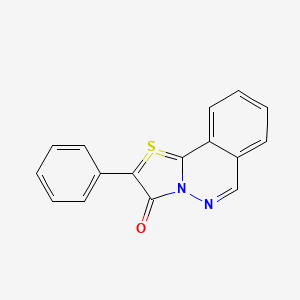 molecular formula C16H10N2OS B5035321 2-phenyl[1,3]thiazolo[2,3-a]phthalazin-4-ium-3-olate 