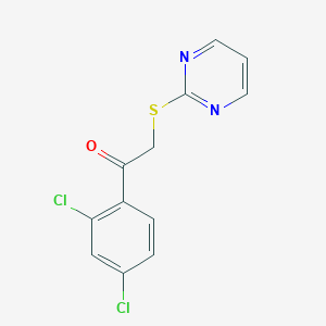 1-(2,4-Dichlorophenyl)-2-(pyrimidin-2-ylsulfanyl)ethanone