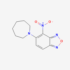 molecular formula C12H14N4O3 B5035471 5-(1-azepanyl)-4-nitro-2,1,3-benzoxadiazole 