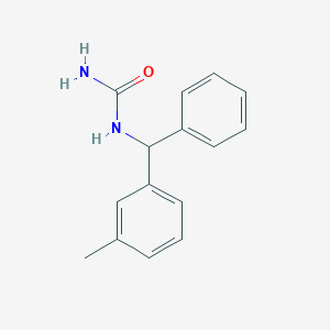 molecular formula C15H16N2O B5035476 N-[(3-methylphenyl)(phenyl)methyl]urea 