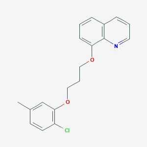 molecular formula C19H18ClNO2 B5035621 8-[3-(2-chloro-5-methylphenoxy)propoxy]quinoline 