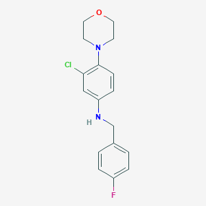 3-chloro-N-(4-fluorobenzyl)-4-(morpholin-4-yl)aniline