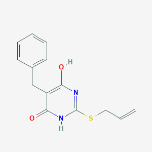 molecular formula C14H14N2O2S B5035703 2-(allylthio)-5-benzyl-6-hydroxy-4(3H)-pyrimidinone 