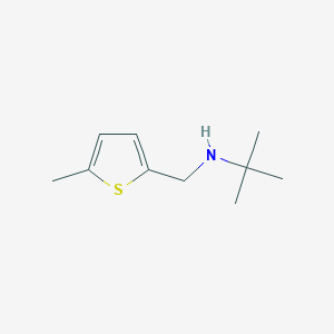 molecular formula C10H17NS B503573 N-(tert-butyl)-N-[(5-methyl-2-thienyl)methyl]amine CAS No. 681838-88-0