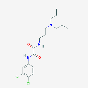 molecular formula C17H25Cl2N3O2 B5035797 N-(3,4-dichlorophenyl)-N'-[3-(dipropylamino)propyl]ethanediamide 