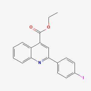 molecular formula C18H14INO2 B5035822 ethyl 2-(4-iodophenyl)-4-quinolinecarboxylate 
