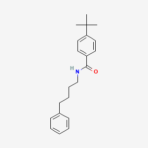 molecular formula C21H27NO B5035850 4-tert-butyl-N-(4-phenylbutyl)benzamide 